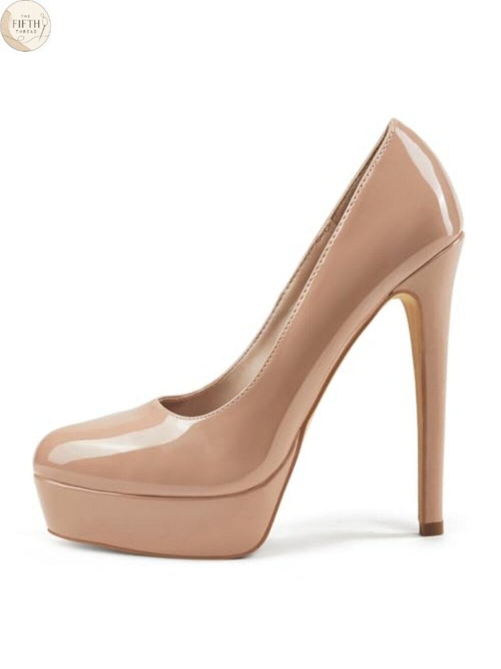 Platform High Heels Slip On Pumps Peep Toe Closed Toe 5.5 Inch Heel
